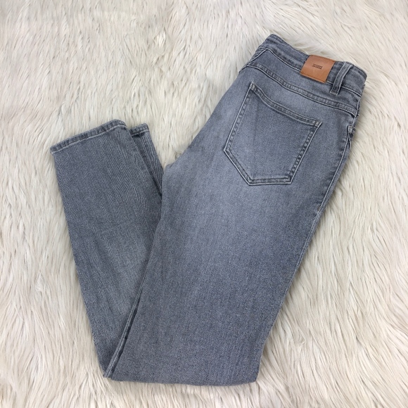 Closed Denim - Closed Gray Wash Skinny Jeans